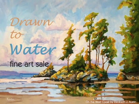 NSAG Brushstrokes Gallery Opening Reception – “Drawn to Water” Artist Talk by Elizabeth J. Austin