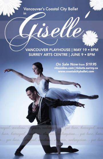 Coastal City Ballet Presents Giselle at The Vancouver Playhouse
