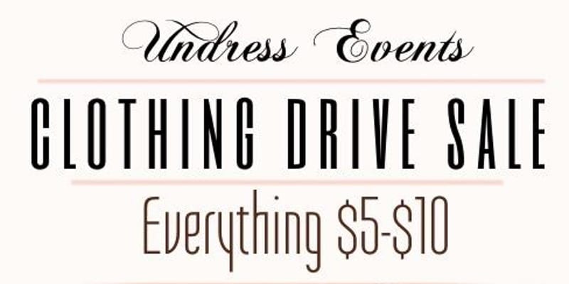 Clothing Drive Sale and Social Fundraiser – Benefitting the BC Cancer Foundation at the Eagles Club North Vancouver