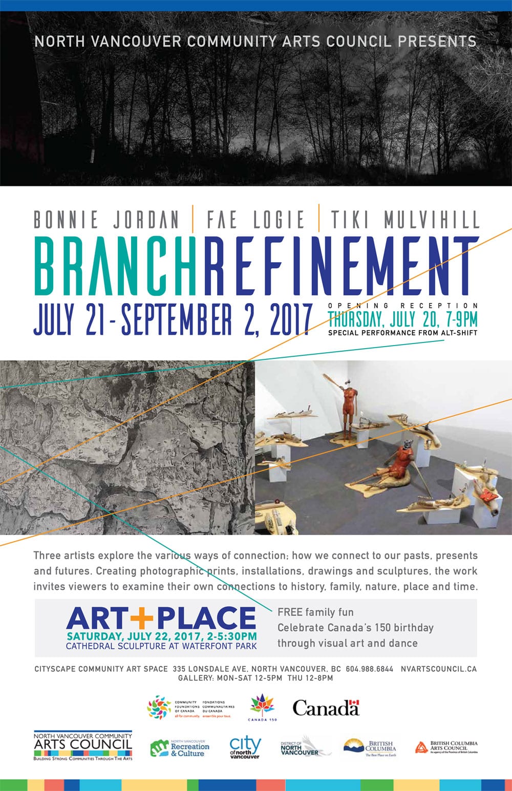 Branch Refinement at the Cityscape Community Art Space North Vancouver