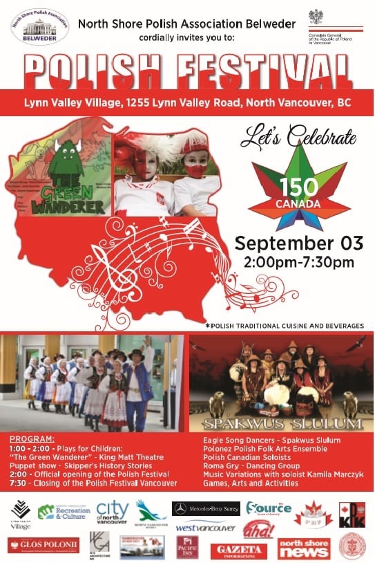 The 5th Annual Polish Cultural Festival at the Lynn Valley Village Plaza North Vancouver