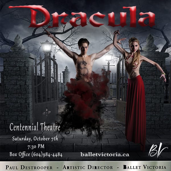 Ballet Victoria’s Dracula at the Centennial Theatre North Vancouver