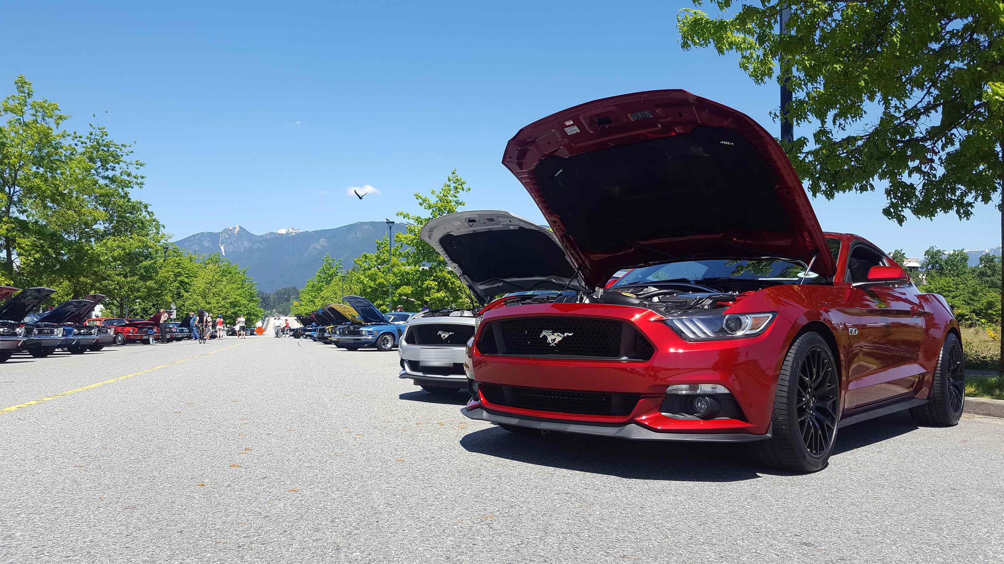 Greater Vancouver Mustang Association Spring Car Show at Harbourside Place North Vancouver