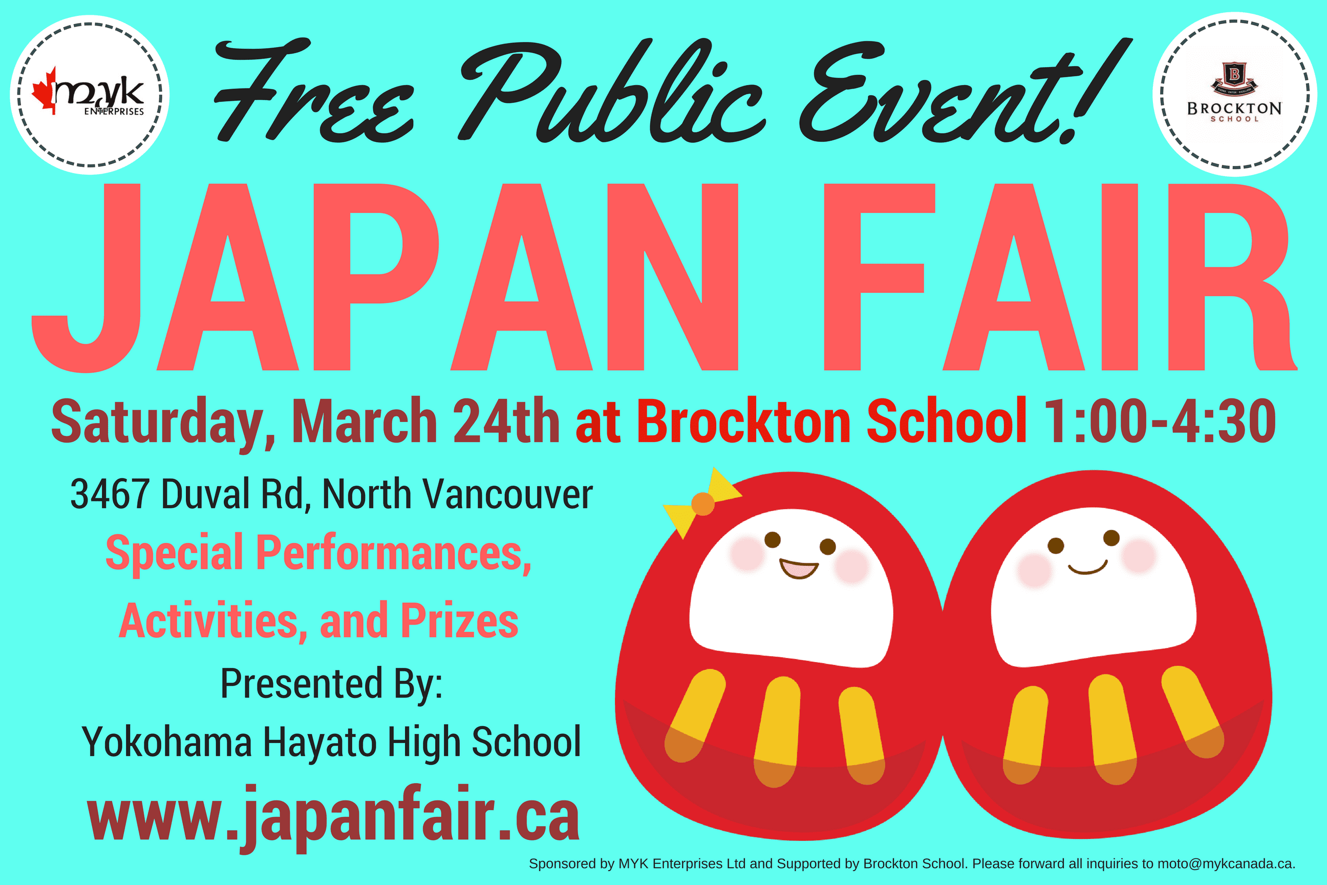 Japan Fair at Brockton School North Vancouver