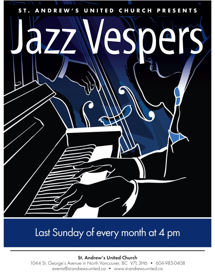 Jazz Vespers at St. Andrew’s United Church North Vancouver