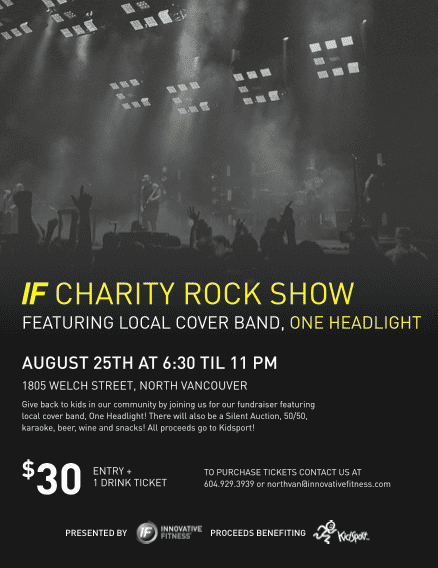 Innovative Fitness North Vancouver Charity Show!