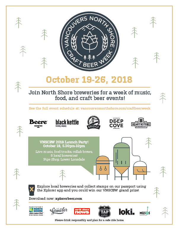Vancouver’s North Shore Craft Beer Week Launch Party