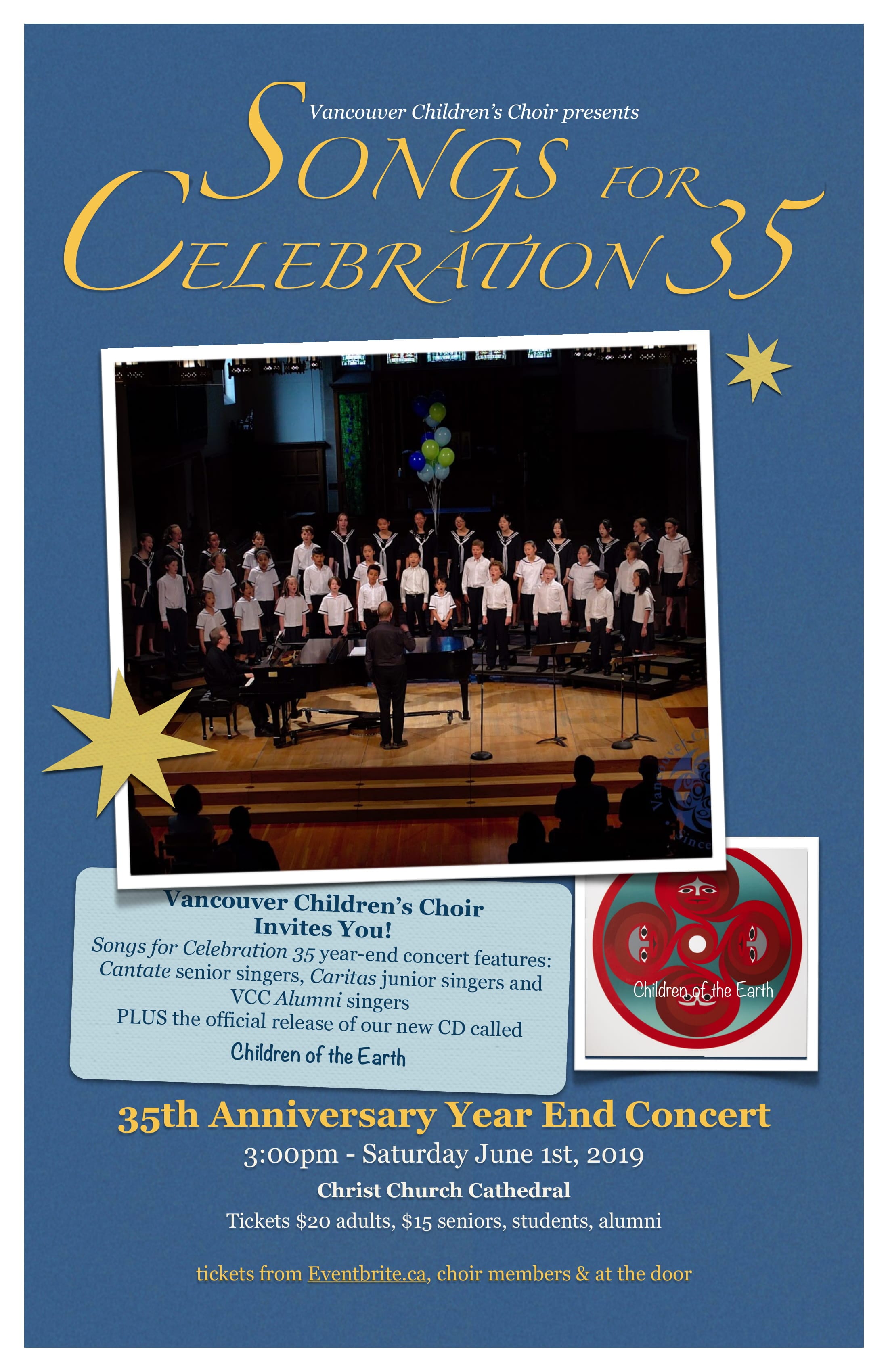 Vancouver Children’s Choir Presents: Songs of Celebration 35
