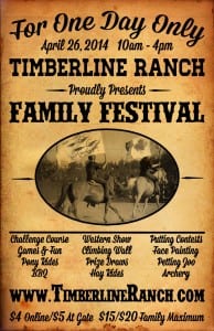 Timberline Ranch Family Festival 2014