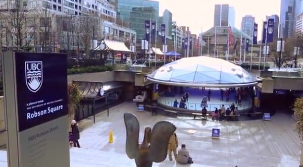 Free Ice Skating at Robson Square