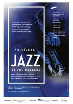 Jazz at the Gordon Smith Gallery of Canadian Art North Vancouver