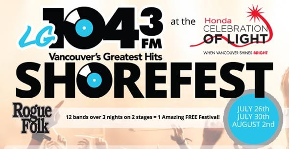 Honda Celebration of Light presents Shorefest 2014 featuring Hey Ocean and The Sheepdogs
